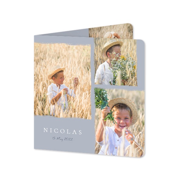 Vikta Fotokort kvadratiska rundade hörn 14,3 x 14,3 cm Vikta Fotokort kvadratiska rundade hörn 14,3 x 14,3 cm