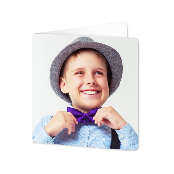 Folded Card square rounded corners 14,3 x 14,3 cm