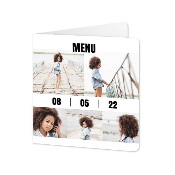 Folded Card square rounded corners 14,3 x 14,3 cm Folded Card square rounded corners 14,3 x 14,3 cm