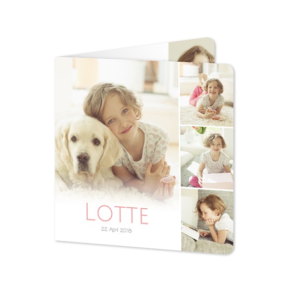 Doble Fotokort kvadratisk runde hjørner 14,3 x 14,3 cm Doble Fotokort kvadratisk runde hjørner 14,3 x 14,3 cm