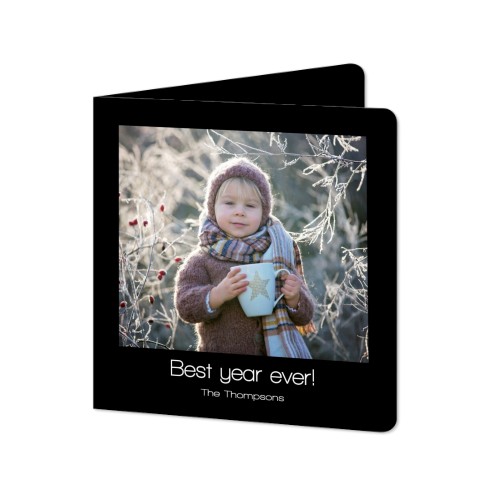 Falt-Grusskarte quadratisch mit abgerundeten Ecken 14,3 x 14,3 cm