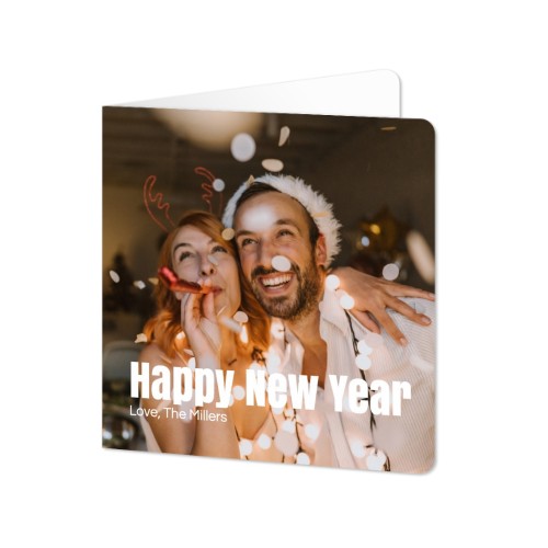 Folded Card square rounded corners 14,3 x 14,3 cm