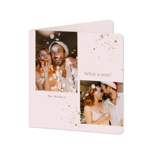 Faire-part 2 volets Carré coins arrondis 14,3 x 14,3 cm Faire-part 2 volets Carré coins arrondis 14,3 x 14,3 cm