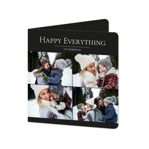 Folded Card square rounded corners 14,3 x 14,3 cm