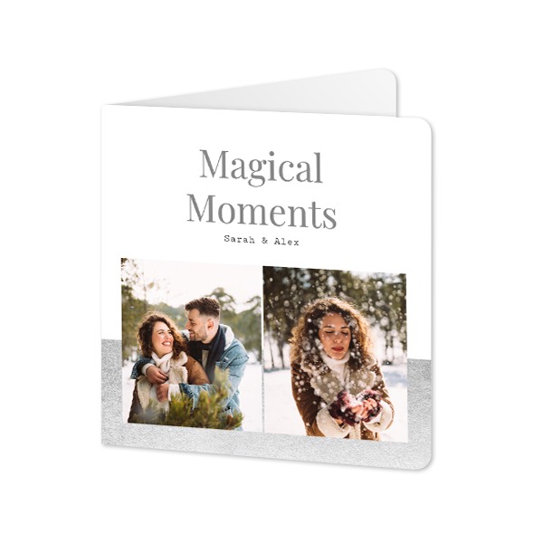 Folded Card square rounded corners 14,3 x 14,3 cm Folded Card square rounded corners 14,3 x 14,3 cm