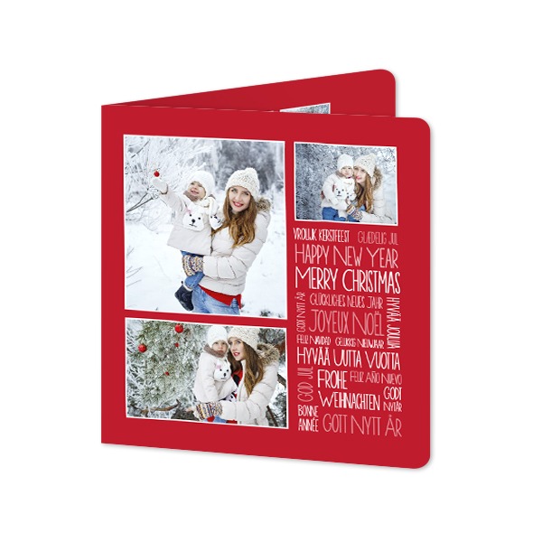 Vikta Fotokort kvadratiska rundade hörn 14,3 x 14,3 cm