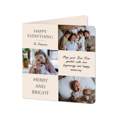 Faire-part 2 volets Carré coins arrondis 14,3 x 14,3 cm Faire-part 2 volets Carré coins arrondis 14,3 x 14,3 cm