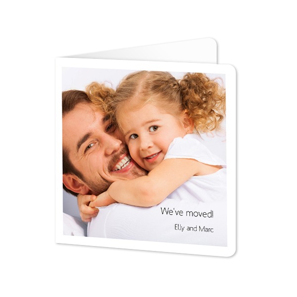 Folded Card square rounded corners 14,3 x 14,3 cm Folded Card square rounded corners 14,3 x 14,3 cm