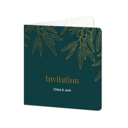 Faire-part 2 volets Carré coins arrondis 14,3 x 14,3 cm Faire-part 2 volets Carré coins arrondis 14,3 x 14,3 cm