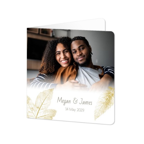 Doble Fotokort kvadratisk runde hjørner 14,3 x 14,3 cm Doble Fotokort kvadratisk runde hjørner 14,3 x 14,3 cm