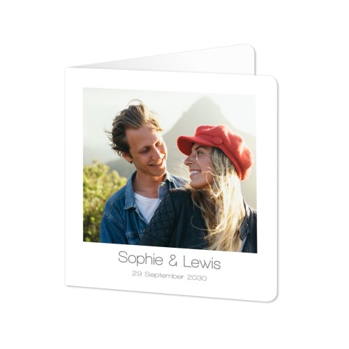 Folded Card square rounded corners 14,3 x 14,3 cm