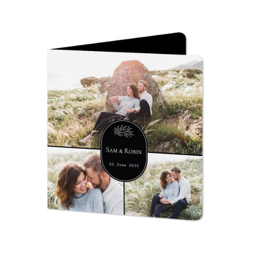 Taitekortit Neliö pyöristetyillä kulmilla 14,3 x 14,3 cm