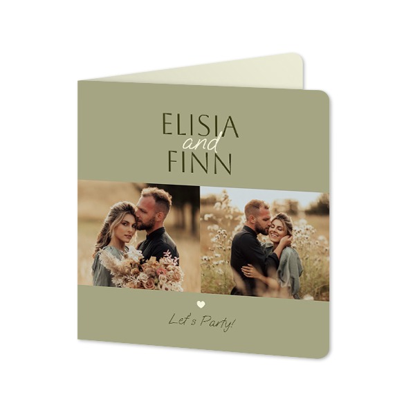 Vikta Fotokort kvadratiska rundade hörn 14,3 x 14,3 cm Vikta Fotokort kvadratiska rundade hörn 14,3 x 14,3 cm