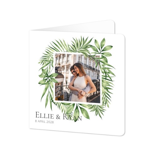 Folded Card square rounded corners 14,3 x 14,3 cm Folded Card square rounded corners 14,3 x 14,3 cm