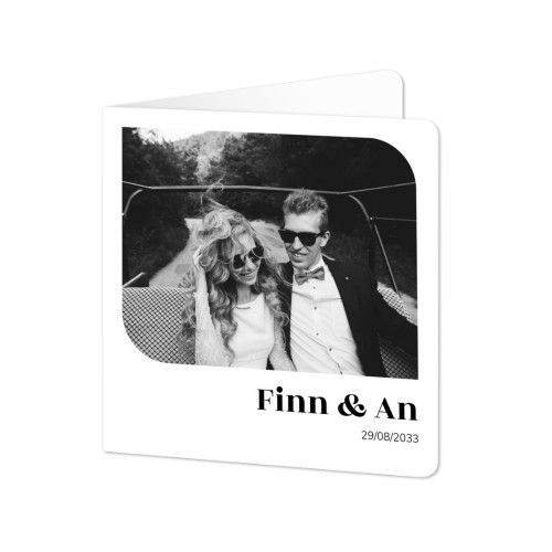 Vikta Fotokort kvadratiska rundade hörn 14,3 x 14,3 cm