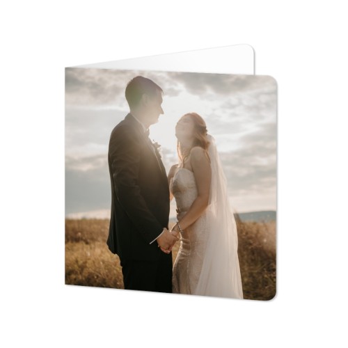 Folded Card square rounded corners 14,3 x 14,3 cm