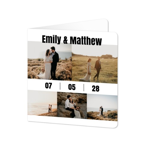 Folded Card square rounded corners 14,3 x 14,3 cm Folded Card square rounded corners 14,3 x 14,3 cm