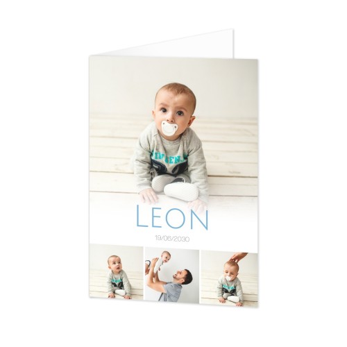 Faire-part 2 volets Portrait 10 x 14,3 cm Faire-part 2 volets Portrait 10 x 14,3 cm