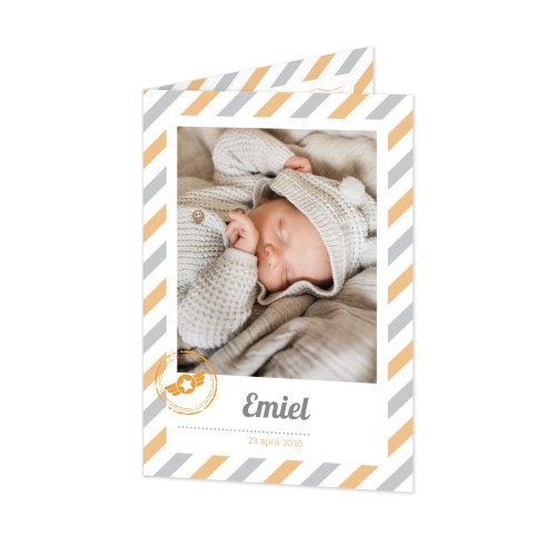 Gevouwen wenskaart staand 10 x 14,3 cm Gevouwen wenskaart staand 10 x 14,3 cm