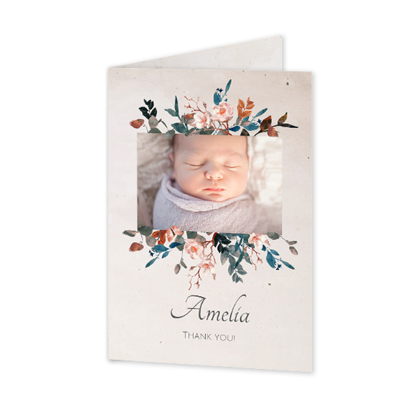 Falt-Grusskarte Hochformat 10 x 14,3 cm