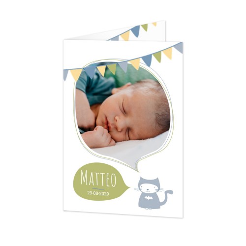 Doble Fotokort Stående 10 x 14,3 cm