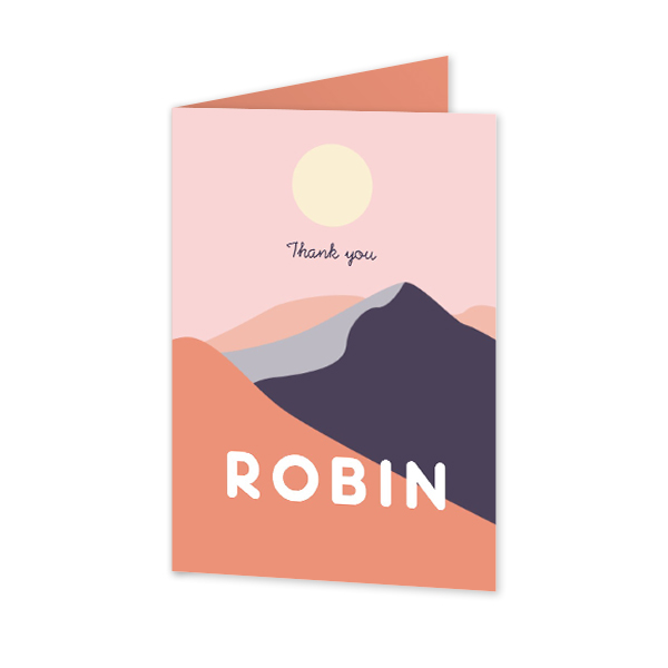 Folded Card Portrait 10 x 14,3 cm