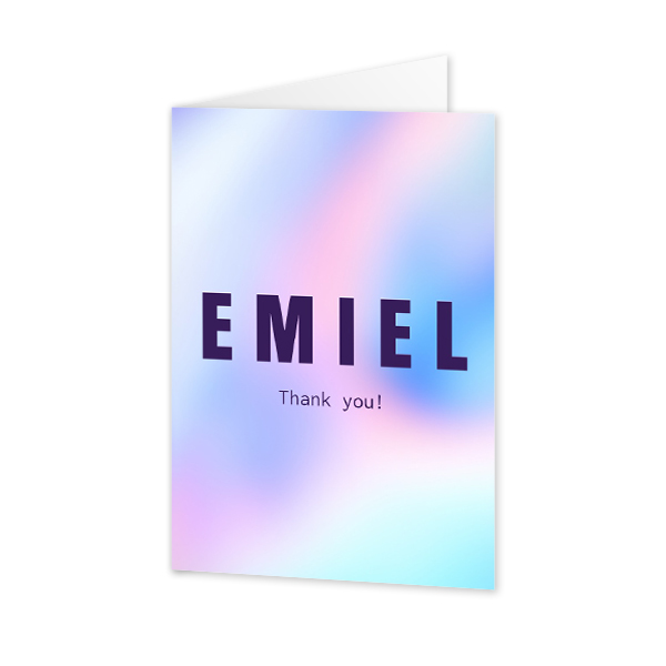 Gevouwen Kaart Staand 10 x 14,3 cm