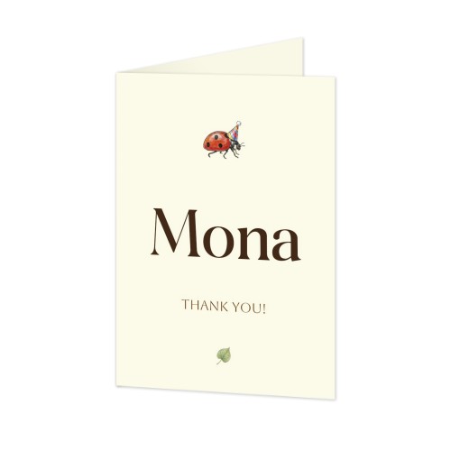 Gevouwen Kaart Staand 10 x 14,3 cm