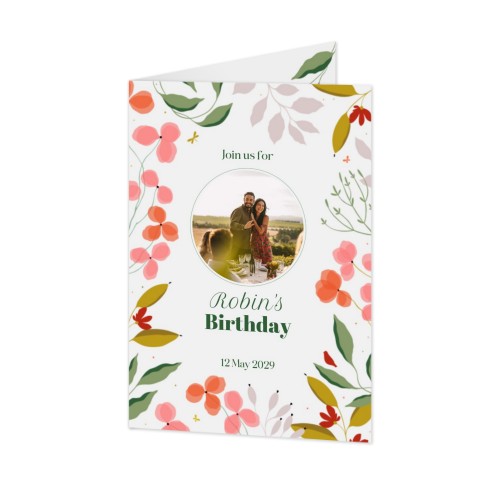 Falt-Grusskarte Hochformat 10 x 14,3 cm