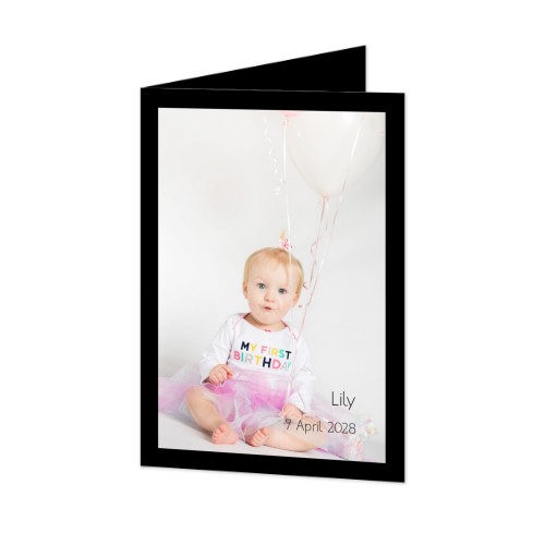 Falt-Grusskarte Hochformat 10 x 14,3 cm