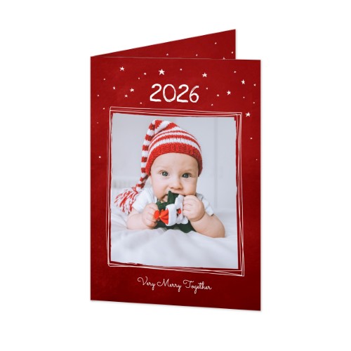 Folded Card Portrait 10 x 14,3 cm