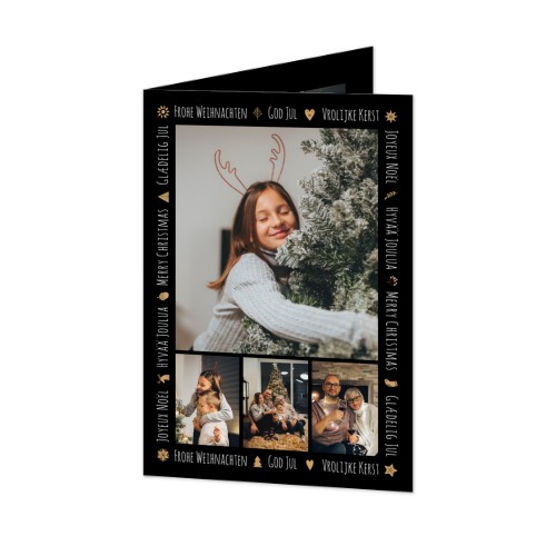 Gevouwen wenskaart staand 10 x 14,3 cm Gevouwen wenskaart staand 10 x 14,3 cm