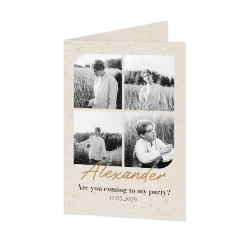 Folded Card Portrait 10 x 14,3 cm Folded Card Portrait 10 x 14,3 cm