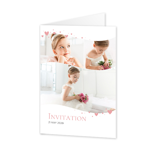 Folded Card Portrait 10 x 14,3 cm