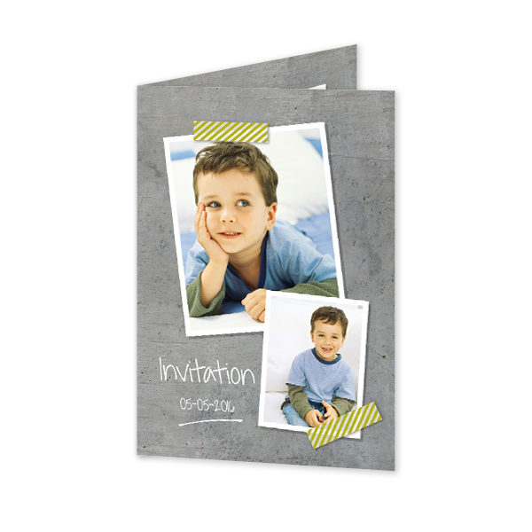 Foldede Fotokort Portræt 10 x 14,3 cm