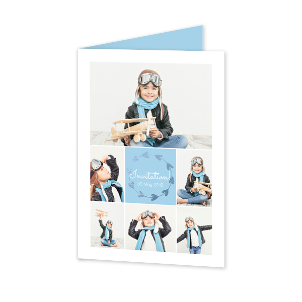 Falt-Grusskarte Hochformat 10 x 14,3 cm