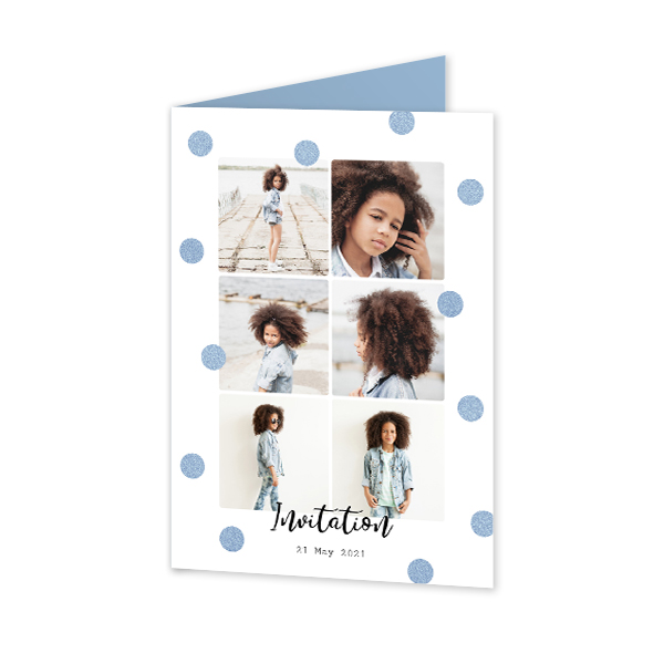 Faire-part 2 volets Portrait 10 x 14,3 cm Faire-part 2 volets Portrait 10 x 14,3 cm