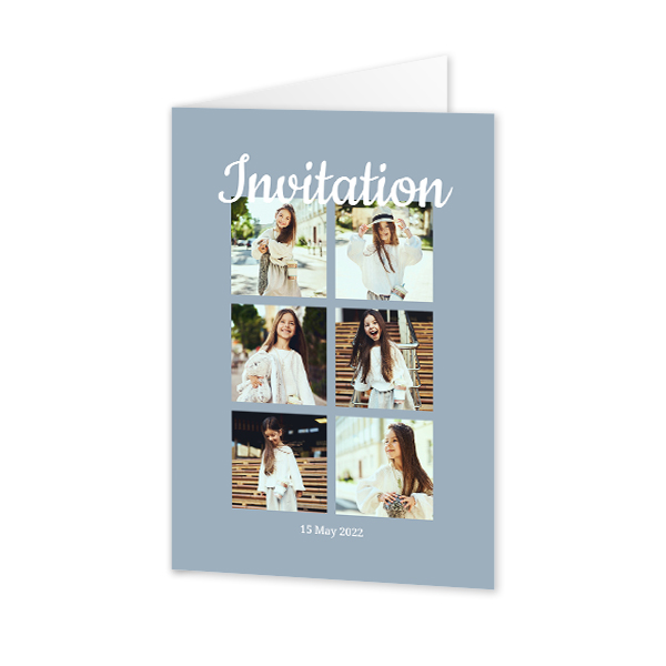 Doble Fotokort Stående 10 x 14,3 cm