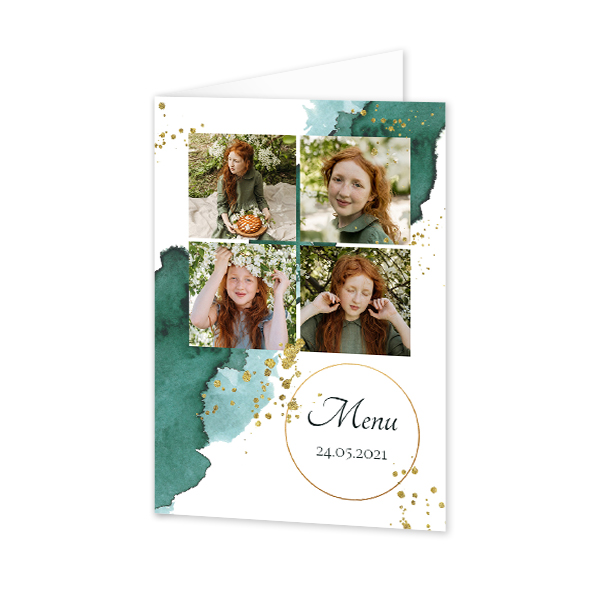 Faire-part 2 volets Portrait 10 x 14,3 cm Faire-part 2 volets Portrait 10 x 14,3 cm