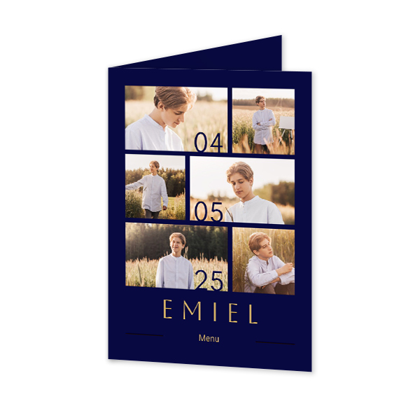 Falt-Grusskarte Hochformat 10 x 14,3 cm