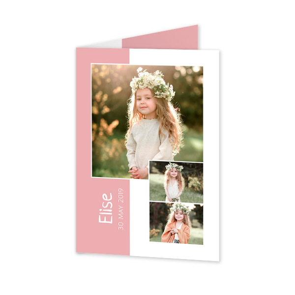 Foldede Fotokort Portræt 10 x 14,3 cm