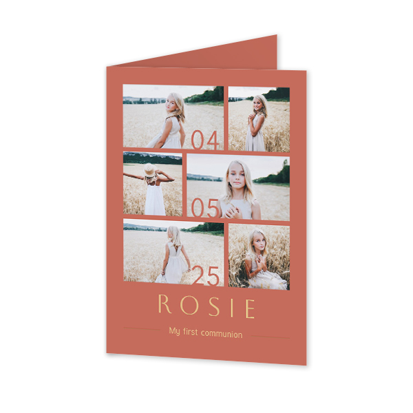 Gevouwen Kaart Staand 10 x 14,3 cm