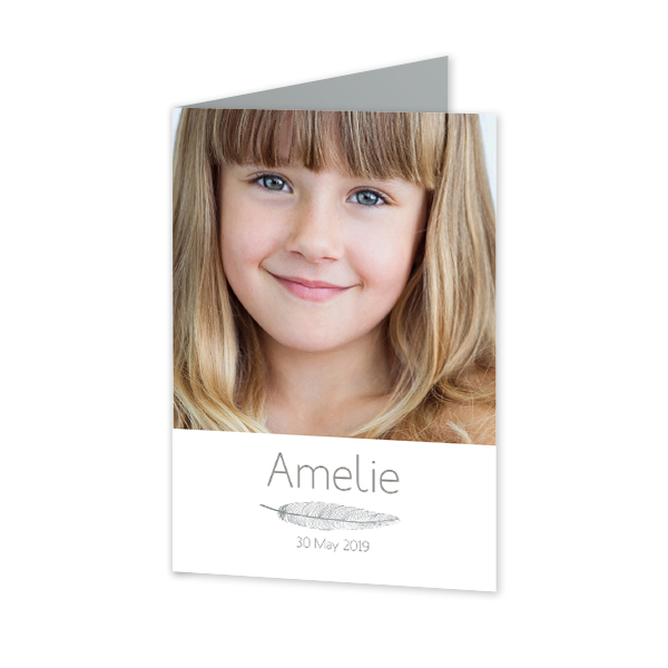 Falt-Grusskarte Hochformat 10 x 14,3 cm