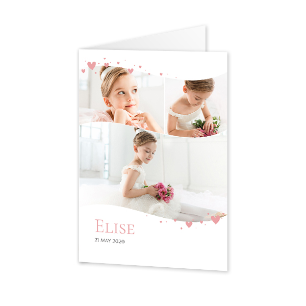 Folded Card Portrait 10 x 14,3 cm