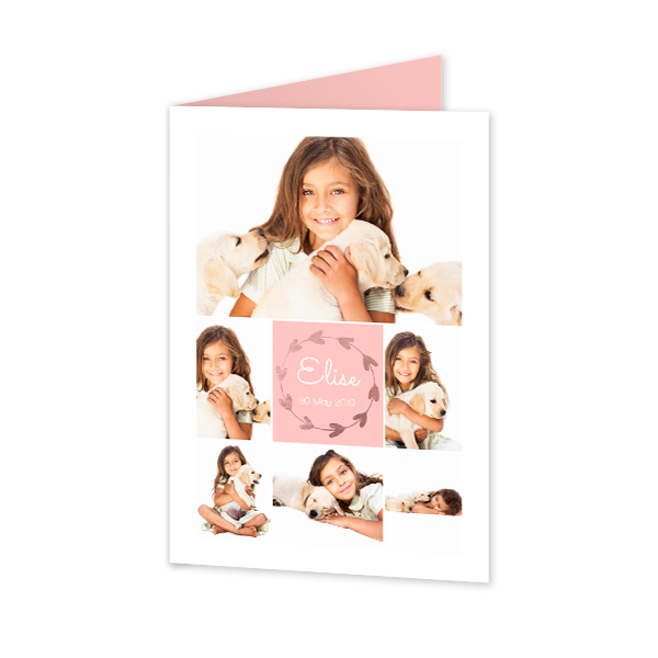 Falt-Grusskarte Hochformat 10 x 14,3 cm