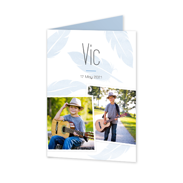 Folded Card Portrait 10 x 14,3 cm