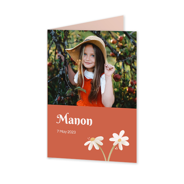 Doble Fotokort Stående 10 x 14,3 cm