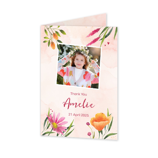 Faire-part 2 volets Portrait 10 x 14,3 cm Faire-part 2 volets Portrait 10 x 14,3 cm