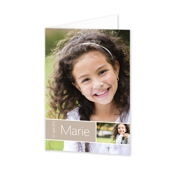 Folded Card Portrait 10 x 14,3 cm