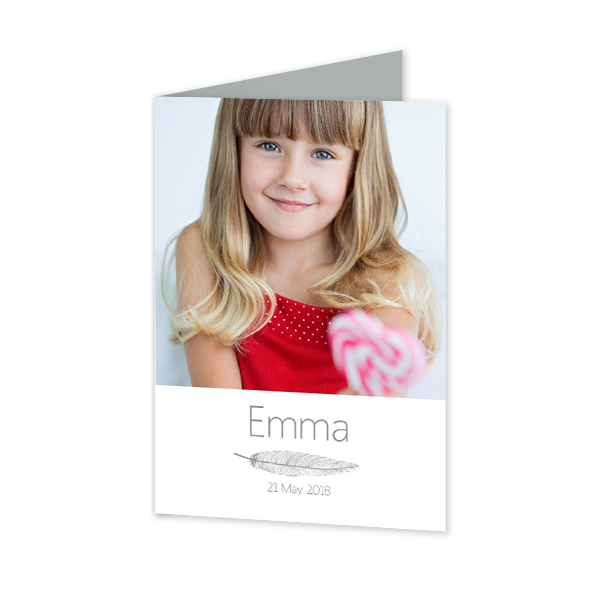 Falt-Grusskarte Hochformat 10 x 14,3 cm